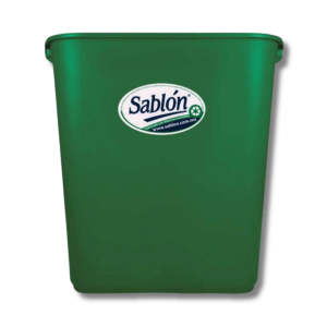 Cesto verde sin azas 8816VD SABLON $145.00