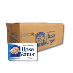 Rosa Venus Jabón Hotelero Blanco