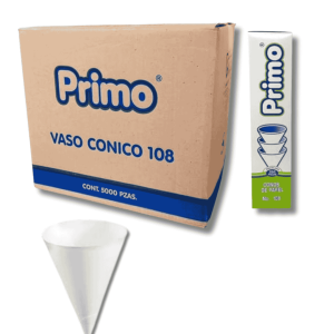 Caja Vaso Cono PRIMO