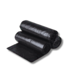 Bolsa en rollo Baja Densidad Negra $65.00
