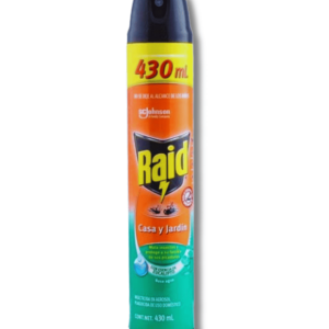 Insecticida casa Jardín Raid 430 ml