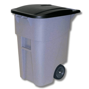 Cesto c/tapa y Llantas 9W27 Gris RUBBERMAID  $2700.00