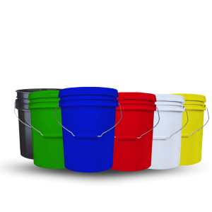 Cubeta Industrial 19 Lts. varios colores (Mat. virgen) $100.00