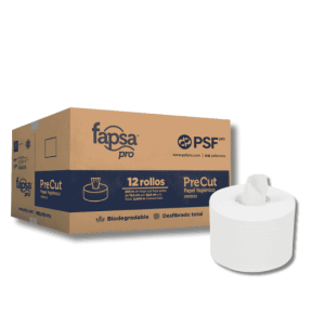 Papel higiénico Precut 200 Mtrs. FAPSA PRO (HB03212) Papel higiénico Precut 200 Mtrs. $666.42